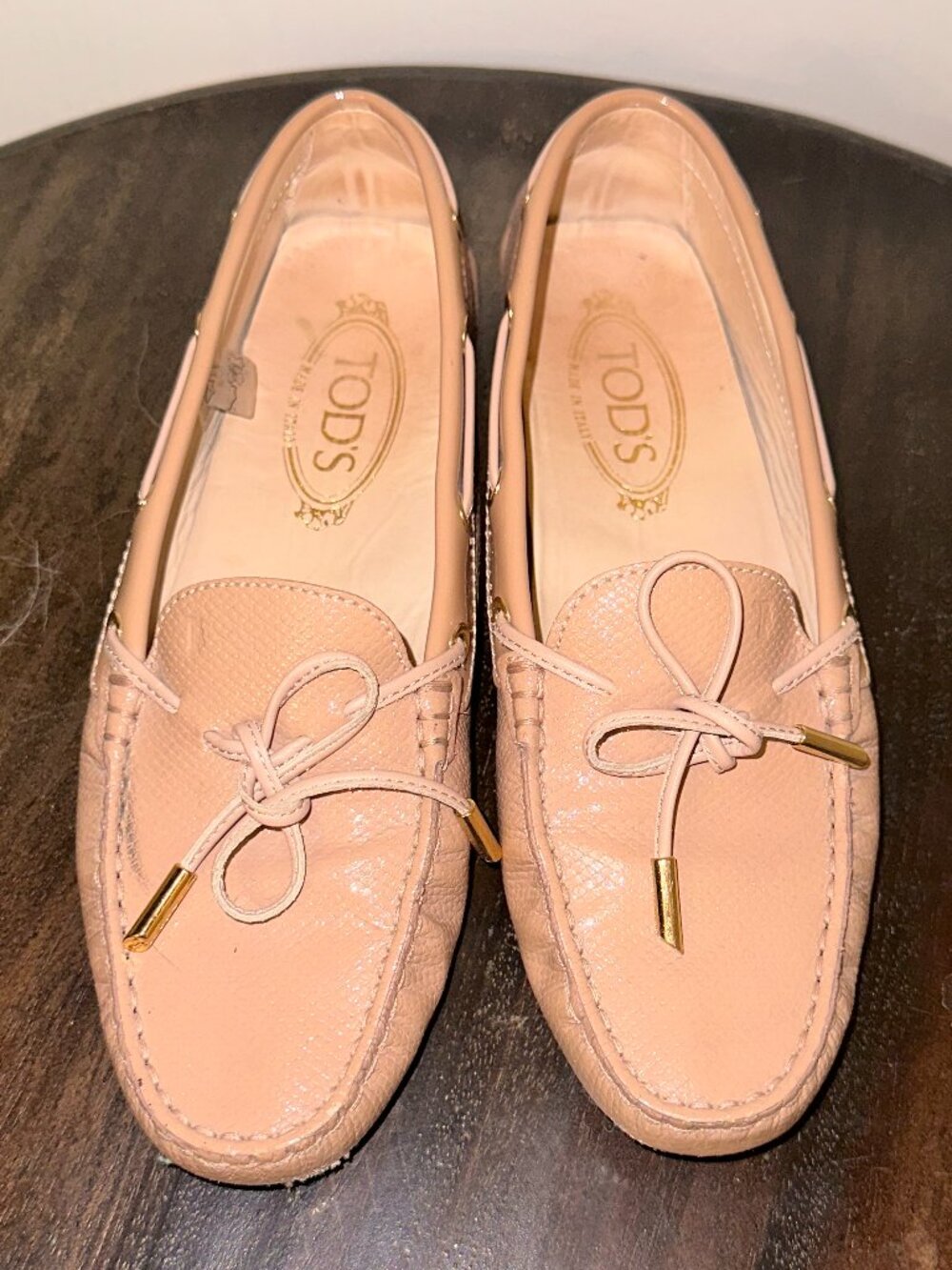 Tod's Patent Leather Loafers - Size 37.5